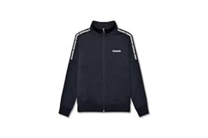 Lambretta Mens Half Taped Full Zip High Collar Track Jacket