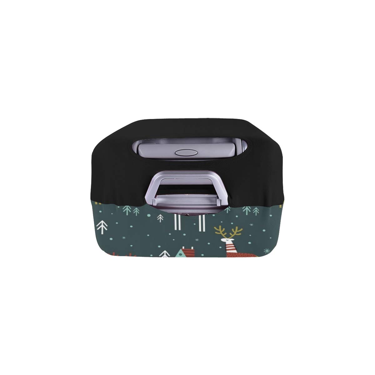 Seamless-Vector-Muster-Weihnachten-Wald-Muster-Spandex-Staubschutz-Trolley-Protector-case-Fall-reisegepck-auf-285-x-205-cm-beschtzer-Koffer