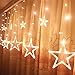 Produktbild Hrph 138 LED-Stern-Vorhang-Schnur-Licht 8 blinkende Modi mit wasserdichtem für Hochzeits-Weihnachtshochzeit EU-Stecker