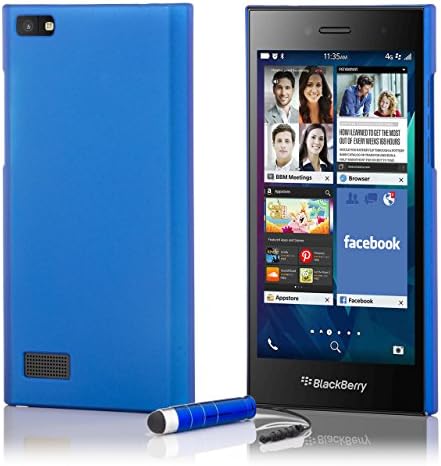 32nd Hard Shell Protective Case Cover for BlackBerry Leap - Deep Blue