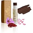 Kaumudi Handmade & 100% Natural 3 In 1 Lip Balm (Lip Tint, Cheek Tint, Eye Shadow) Made With Rose & Saffron Essential Oil, Best For Dry, Damaged & Chapped Lips, Hydrates & Moisturizes (Brownie Lip)