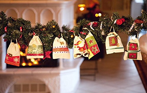 Doutop Stoffbeutel zum Bemalen Kleine Tasche Beutel Geldsack Geschenktüten Geburtstagstüten für Kinder Kindergeburtstag 6stk 10 x 15cm - 6