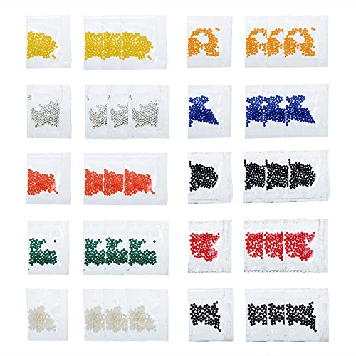 eBoot Wasser Perlen Wasser Wachsenden Kugeln Gelee Kristallkugeln Vase Füller Perlen für Hochzeit und Hausdekoration, 10 Farben, 40 Packungen - 2