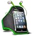 Produktbild ONX3 Sony Xperia Z1 Compact Einstellbare Sport Fitness Jogging Arm Band Case & 3.5mm In Ear Ohrhörer Basis-Ohrhörer (grün)