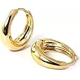 Kaju Bali Salman Khan Style Hoop Earrings for Men and Boys Women Unisex Gold Plated Huggie Small Round Design