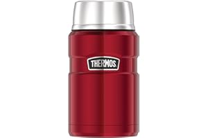 Thermos King Barattolo per Alimenti, Acciaio Inossidabile, Mirtillo Rosso, 10.2 x 10.0 x 19.5 cm