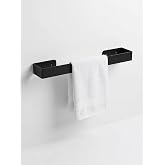 Orret Home 40 Cm Yapışkanlı Havlu Askısı Metal Havluluk Delmeden Montaj Banyo Havlu Askılığı Mutfak Havlu Tutucu Lavabo Yanı 