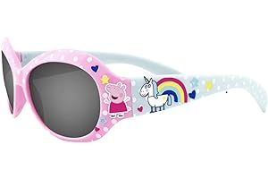 AFB Peppa Pig Lunettes de soleil pour enfant Rose Licorne arc-en-ciel