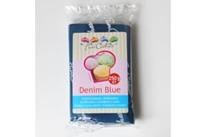 ‎FUNCAKES Funcakes Rollfondant in vielen verschiedenen Farben -250g- (Denim Blue)