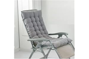 HOOWARM Coussin Bain de Soleil Lounge Rocking Chair Coussin Transat de Jardin Coussin Transat Fauteuil Relax Lounge épais Pad Coussin de Chaise Longue de Patio Doux Matelas ( Color : C , Size : 48*122CM )