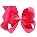 Baby Girl Grosgrain Ribbon 6" Large Boutique Hair Bows Pack Of 16