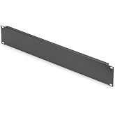 DIGITUS DN-19 BPN-02-SW, 19 inch 2U Blind Lid, Lid for network and server | Front Panel for 19" Network Cabinet, Server Cabin