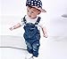 Zhuannian Unisex Baby Toddler Denim Romper Jumpsuits
