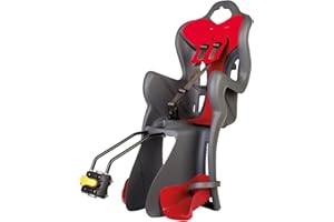 BELLELLI B-One - Siège arrière pour vélo - pour Les Enfants jusqu'à 22 kg, de 3 à 8 Ans - Fixation au Cadre