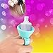 INHDBOX 3Pcs Wearable Nail Polish and Varnish Holder- Nail Polish Holder Ring Fits All Finger