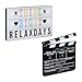 Produktbild 2 tlg. Film-Set, Light Box groß, Filmklappe Holz, Message Board LED, Regieklappe schwarz, Lichtbox mit USB-Anschluss