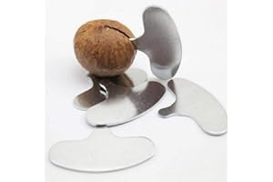 GAMMAEON Nutcrackers, 5Pcs Nut Splitter Walnut Opener, Mini Nutcrackers, Stainless Steel Macadamia Walnut Opener Portable, Kitchen Tools