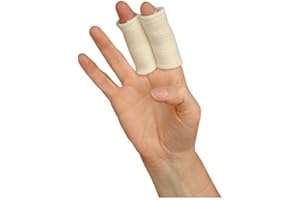 SuperBrace Finger Splint Bedford Buddy Wrap Double Support for Fracture, Jammed, Swollen, Dislocated Finger (L)