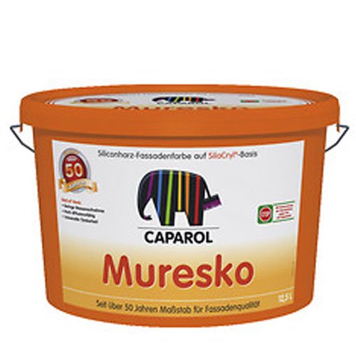 Preisvergleich Produktbild Caparol Muresko Silacryl 5 Liter, weiß