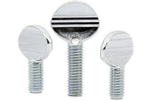 SCREWS CITY M5 (5mm x 15mm) Thumb Screws Wing Bolts Carbon Steel AN264 (Pack of 10) E09BCD