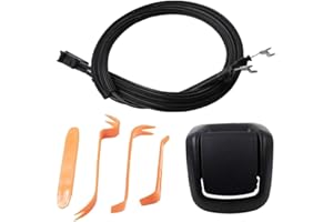 CANJPTON Sitzverstellkabel 1441167 Seilzug Sitzlehnenentriegelung und Taste Sitz Links mit Werkzeuge für die Demontage Kompatibel mit Ford Fiesta V 2001-2010 1417521