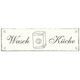 SCHILD Dekoschild « HAXEN ABKRATZEN » mit Motiv Shabby Vintage