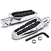 Rider Rear Passenger Footrests Foot Pegs Motor Foot Rests 2PCS Fit For Yamaha Virago 1100 All