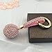 Produktbild UDBOK Schlüsselbund Neue Strass Strass hochwertige Lederband Kristallkugel Auto Schlüsselbund Charme Anhänger Schlüsselanhänger für Frauen-in Schlüsselanhänger von Schmuck & Accessoires, pink