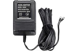 MFLABEL Doorbell Transformer, 18V 500mA Power Supply Visual Doorbell AC Power Adapter with 5M/16.4ft Long Cable, Video Doorbell Transformer Compatible with Most Versions of Ring Doorbell and Thermostat