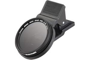 ZoMei CPL-Objektivfilter mit Clip, 37 mm, für iPhone 6, 6S Plus, Samsung Galaxy S8, Android Smartphone
