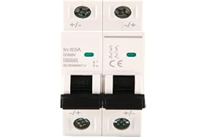 Solcellsbrytare 2P DC 600 V, överbelastningsskyddsbrytare/16A/20A/25A/32A/40A/50A/63 A