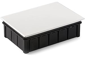 FAMATEL - Caja estanca IP30 | Tapa con garras | Sin conos | 205x137x60 | Gris