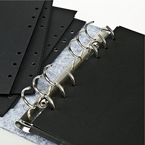 Foonii Foto Album, DIY Familienfoto Album Jahrestag Skizzenbuch, Hochzeit Album-60Pages, aus Filz (Grau) - 3