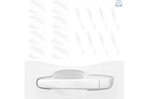 BAIYUANLI Auto Türgriff Schutzfolie 16 Stück Universelle Lackschutzfolie für Griffmulden Griffschalen Transparente Türgriff Aufkleber Selbstklebende Türgriff Schutzfolie Anti Scratch Griffschale Schutzfolie