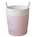 Produktbild MSFGJZM Aufbewahrungskörbe, 50,8 x 40,6 cm, extragroß, Baumwollseil, gewebt, für Kinderzimmer, Baumwolle, rosa/weiß, Large