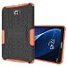 Produktbild WindCase Galaxy Tab A 10.1 Hülle, Outdoor Dual Layer Holster Armor Tasche Heavy Duty Defender Schutzhülle mit Ständer Case für Samsung Galaxy Tab A 10.1 T585 T580 Orange