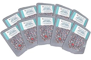 PackFreshUSA 500cc Oxygen Absorbers in 10-Packs with LTFS Guide (100)