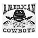 Produktbild Tapestry Gun Cowboy Hat and Two Crossed Revolvers Lettering American Crime Home Decor Wall Hanging for Living Room Bedroom Dorm 50x60 Inches