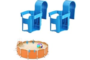 Ailovone Pool getrankehalt Rand bierhalt Pool Pool Getränkehalter Multifunktionaler Kunststoff Poolzubehör Pool Bierhalter Rand Hängebecherhalter Für Getränke Dosengetränke (2pcs)