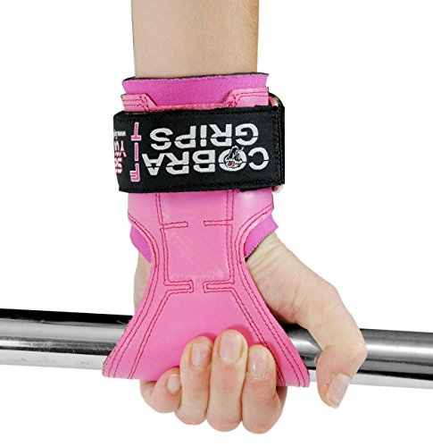 Cobra Grips Gewichtheben Handschuhe, Grippad Hochleistung Gurte, Alternative zu Poweranheben Haken, Poweranheben, für Kreuzheben mit Integrierte, verstellbare gepolsterte Handgelenksstütze Unterstützung - 9