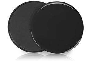 TNP Accessories� 2 x Gliding Discs Disc Core Sliders Dual Sided Fitness Home Gym Abs Exercise Ab Abdominal Training Workout Equipment on All Surface