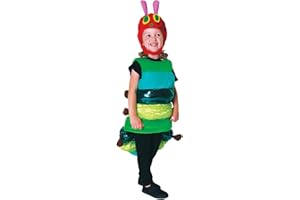 Amscan 9902976 - Kids Officially Licensed the Very Hungry Caterpillar Deluxe Tabard & Hat World Book Day Fancy Dress Costume Age: 6-8 Yrs
