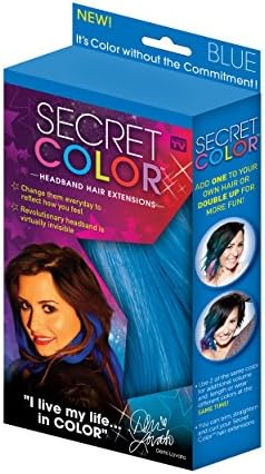 Secret Color Headband Hair Extensions - Blue