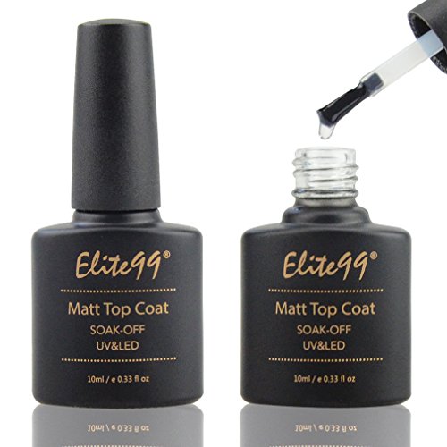 Elite99 Matte Top Coat UV LED Soak Off Gel Nail Polish Lacquer Manicure 10ml
