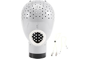 Wisboey Cabezal de Pelucas Unidad de Secado para Peluca de Encaje Gorro de Secador de de Red Cabezal de Exhibici¨®N de Peluca Cabezal de Maniqu¨ª para Pelucas Gris