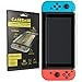 Produktbild Switch Displayschutzfolie von CaseBase - 100% transparent mit schützender Oleophobierung - DOPPELPACK Premium gehärtetes Glas Display Schutz für Nintendo Switch Tablet-Bildschirm (Modell 2017)
