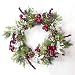 Produktbild Festlicher Weihnachtskranz, künstliche Blumen Deko-Kranz, Weihnachts Dekoration Anhänger Girlanden, Weihnachtsdeko für Tür und Fenster, Feiertags hochzeits dekoration - Yves25Tate