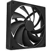 NZXT F140Q, 120mm Sessiz Hava Akımı PC Kasa Fanı, veya Egzoz, Konsantre Hava i&ccedil;in Pahlı &Ccedil;er&ccedil;eve, Akışkan Dinamik Rulmanlar, D
