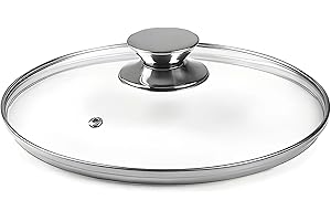 IBILI - 971632 - Glasdeckel, Knauf aus Edelstahl, 32 cm