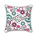 Produktbild elegancebeauty Weihnachten Kissenbezüge of Flower für Gril Freund Wohnzimmer Zeichnen Raum Sohn Shop 40,6 x 40,6 cm/40 von 40 cm (je Seite)